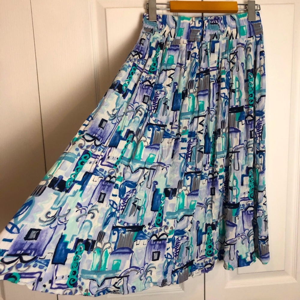 90s Abstract Midi Skirt DELLA SPIGA